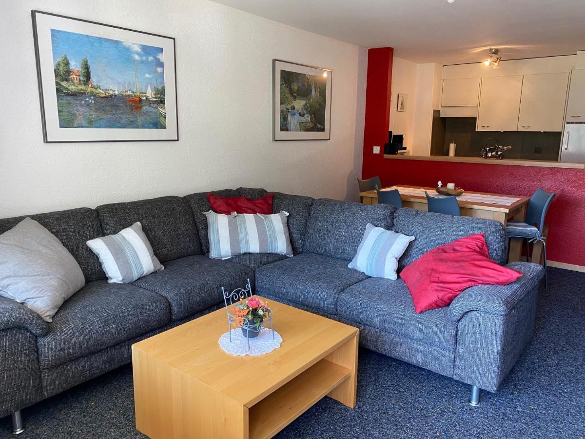 2,5 Pces Accueillant Comme A La Maison Leukerbad Kültér fotó