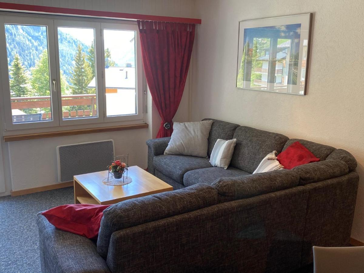 2,5 Pces Accueillant Comme A La Maison Leukerbad Kültér fotó