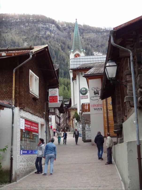 2,5 Pces Accueillant Comme A La Maison Leukerbad Kültér fotó