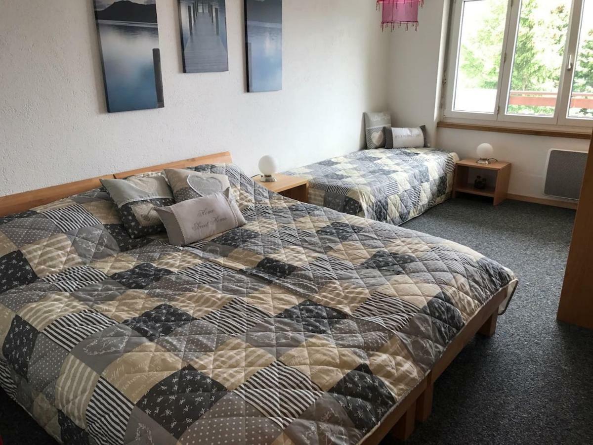 2,5 Pces Accueillant Comme A La Maison Leukerbad Kültér fotó