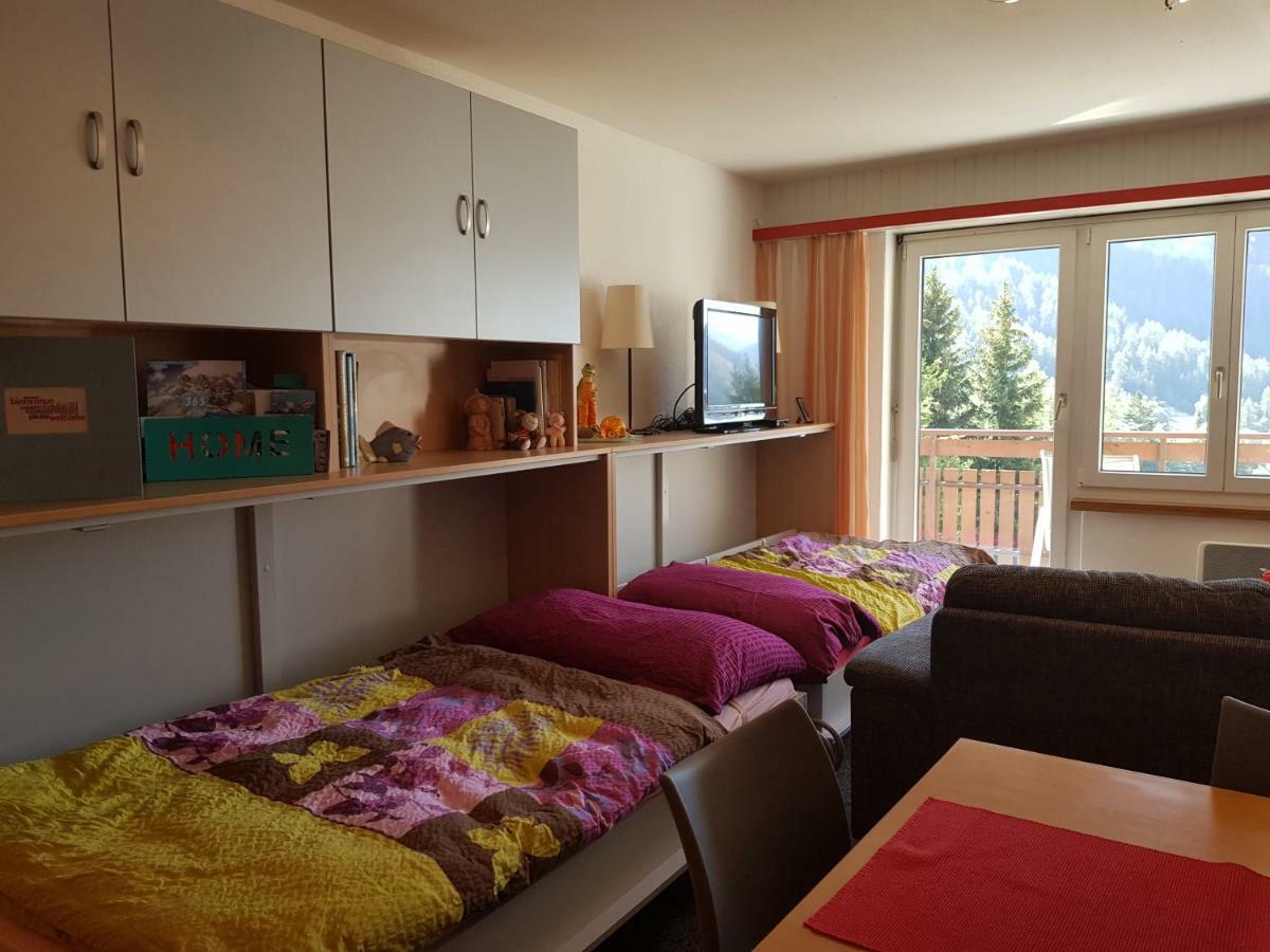 2,5 Pces Accueillant Comme A La Maison Leukerbad Kültér fotó